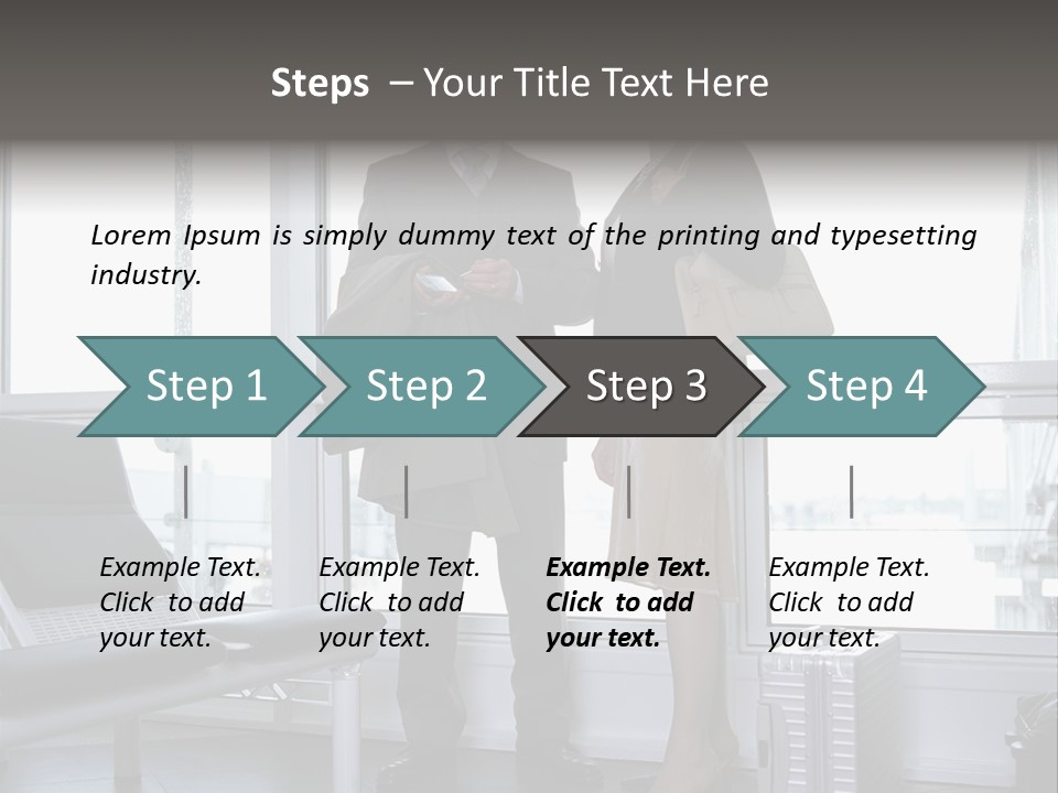 Goodbye At The Train Station PowerPoint Template