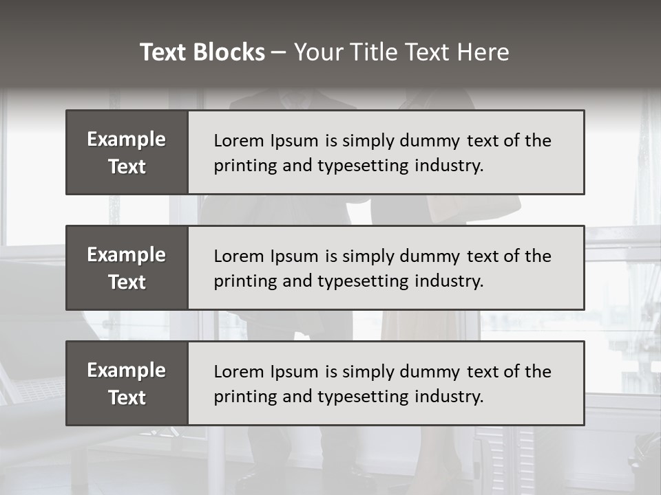 Goodbye At The Train Station PowerPoint Template