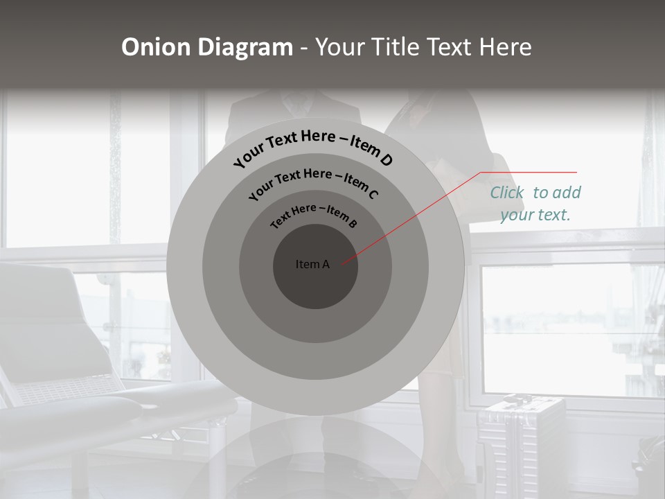Goodbye At The Train Station PowerPoint Template