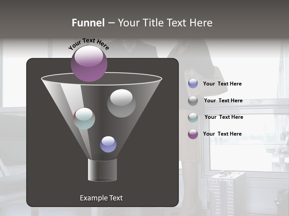 Goodbye At The Train Station PowerPoint Template