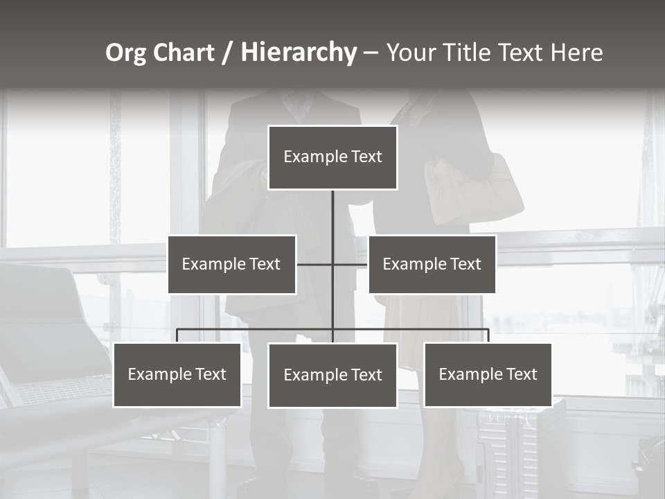 Goodbye At The Train Station PowerPoint Template