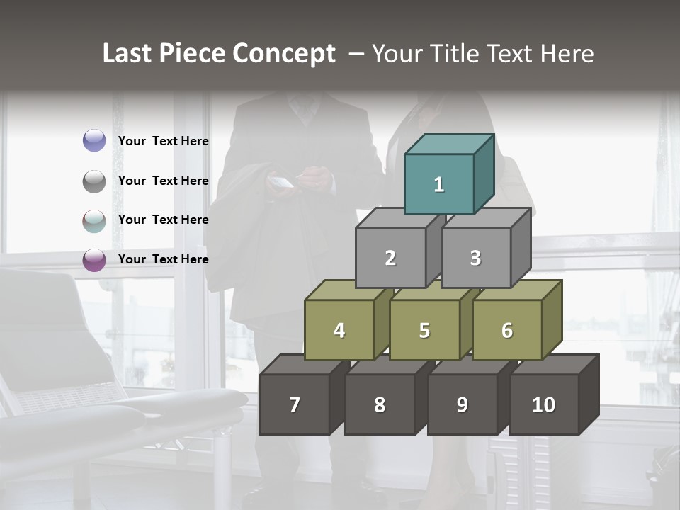 Goodbye At The Train Station PowerPoint Template