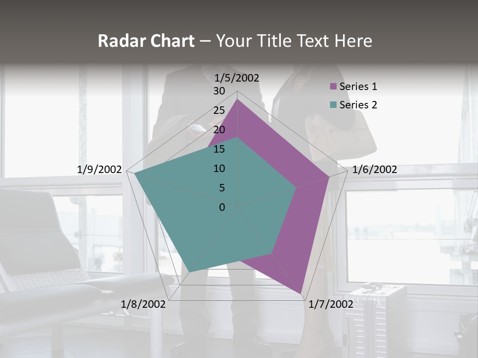 Goodbye At The Train Station PowerPoint Template