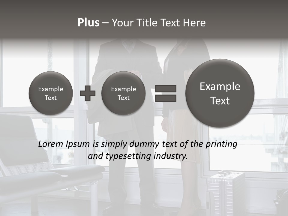 Goodbye At The Train Station PowerPoint Template