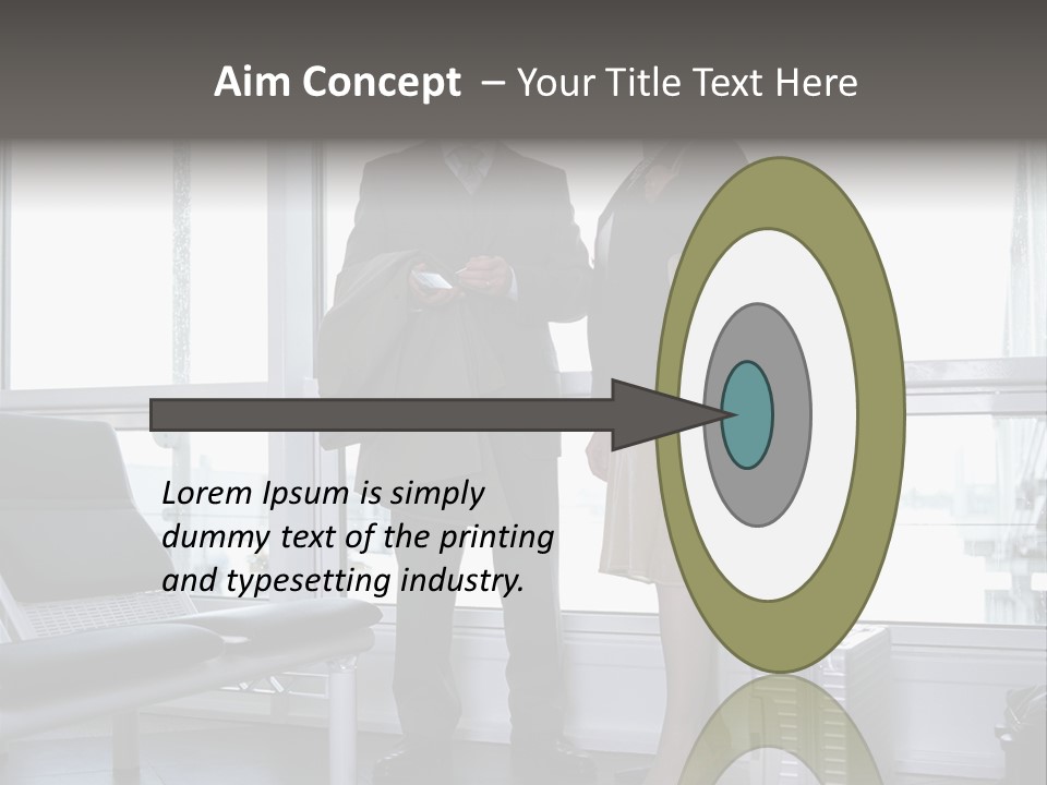 Goodbye At The Train Station PowerPoint Template