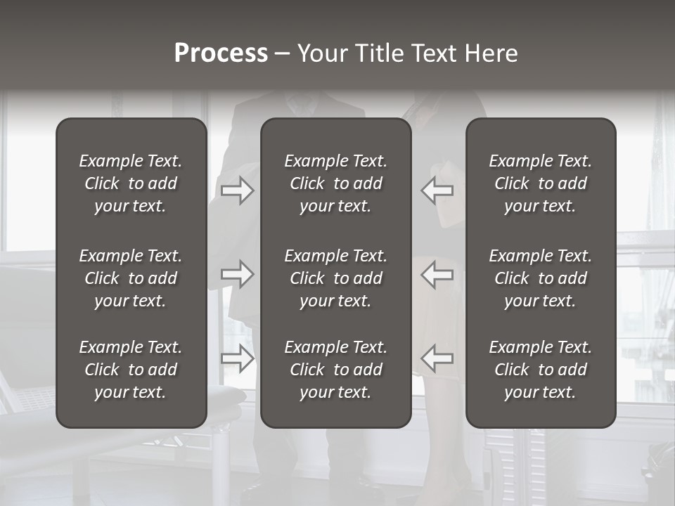 Goodbye At The Train Station PowerPoint Template