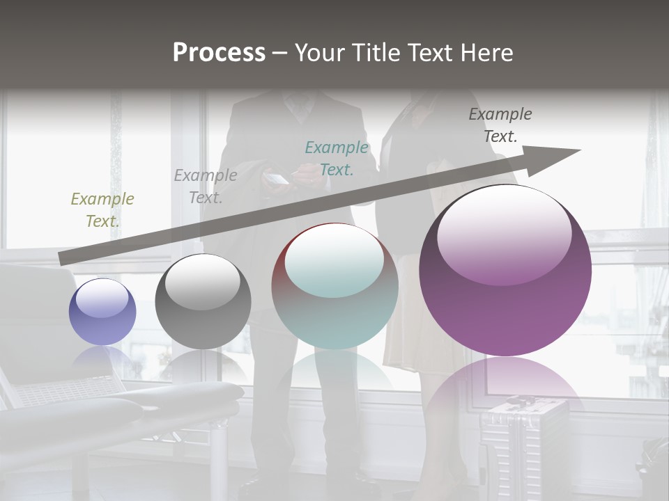 Goodbye At The Train Station PowerPoint Template