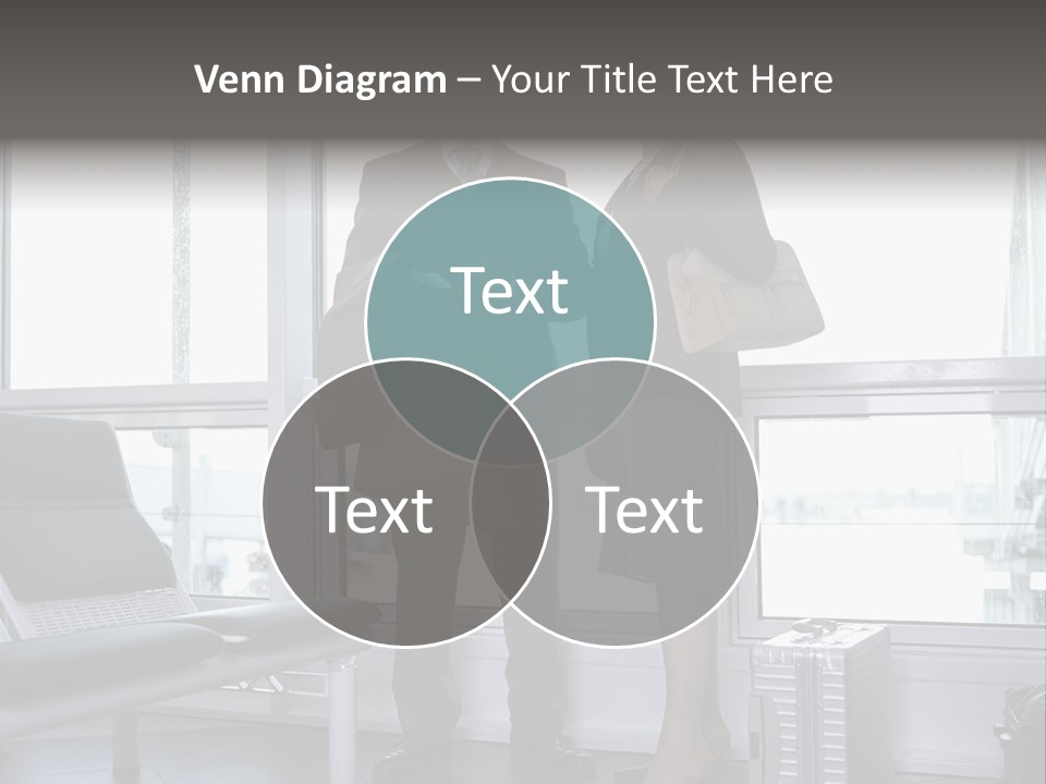 Goodbye At The Train Station PowerPoint Template