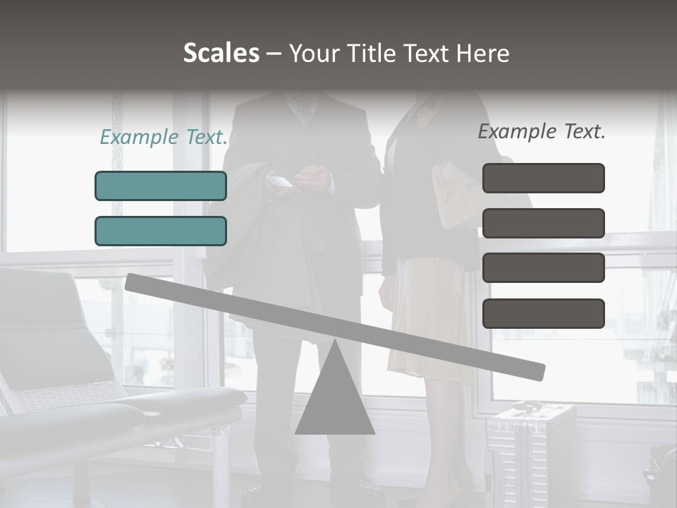 Goodbye At The Train Station PowerPoint Template