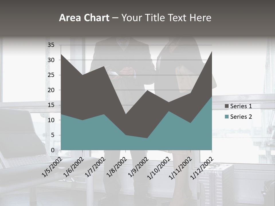 Goodbye At The Train Station PowerPoint Template