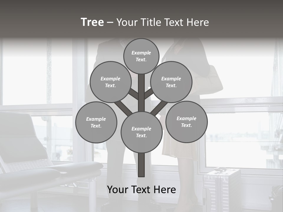 Goodbye At The Train Station PowerPoint Template