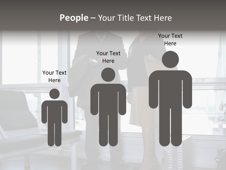 Goodbye At The Train Station PowerPoint Template