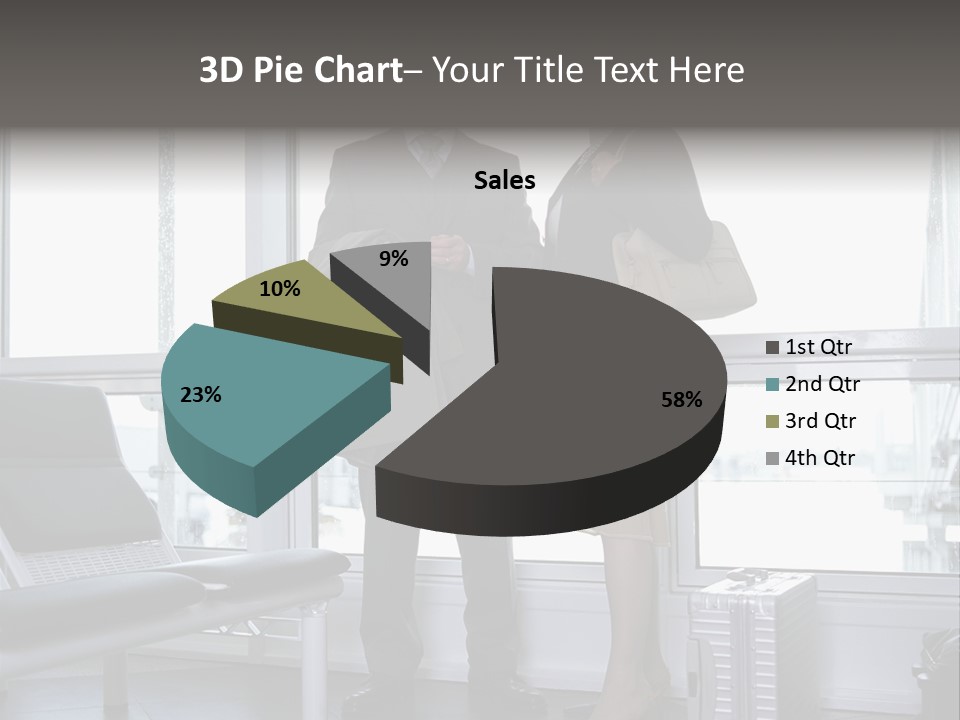 Goodbye At The Train Station PowerPoint Template