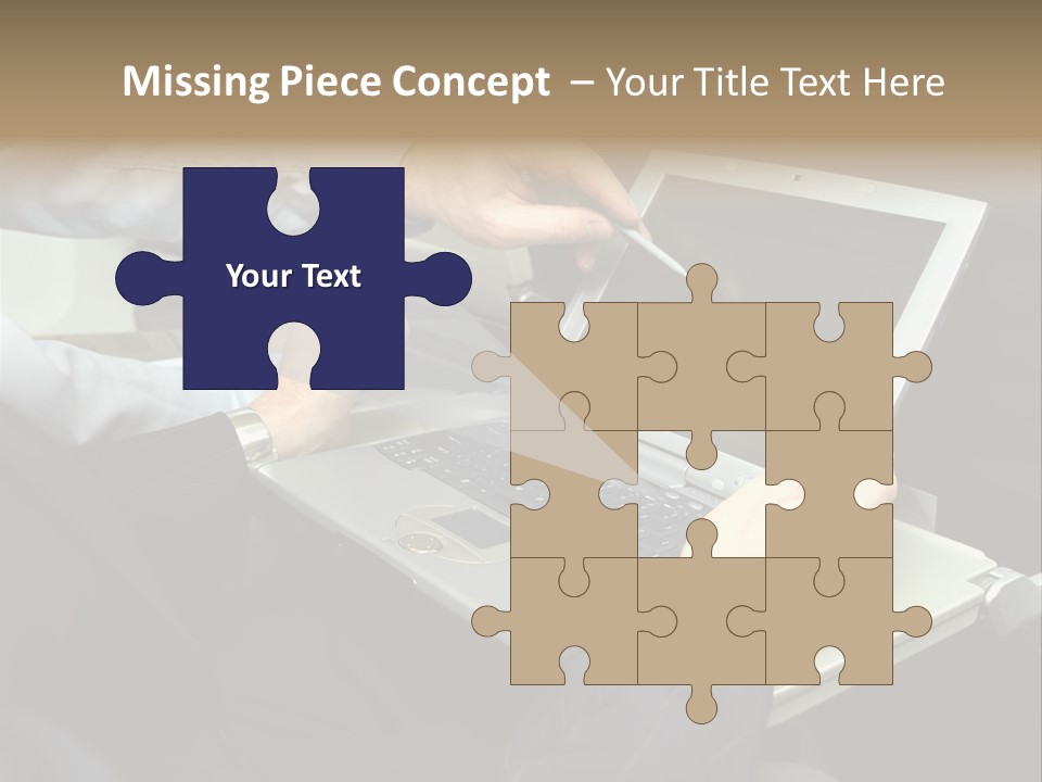 Business People Using Laptop On An Aeroplane PowerPoint Template