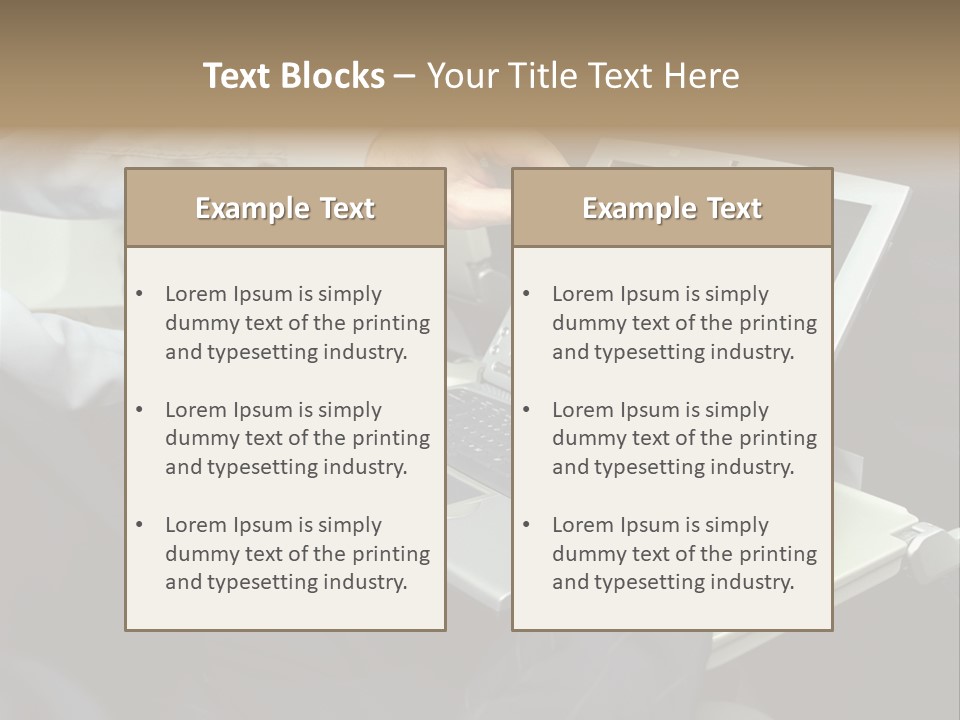 Business People Using Laptop On An Aeroplane PowerPoint Template