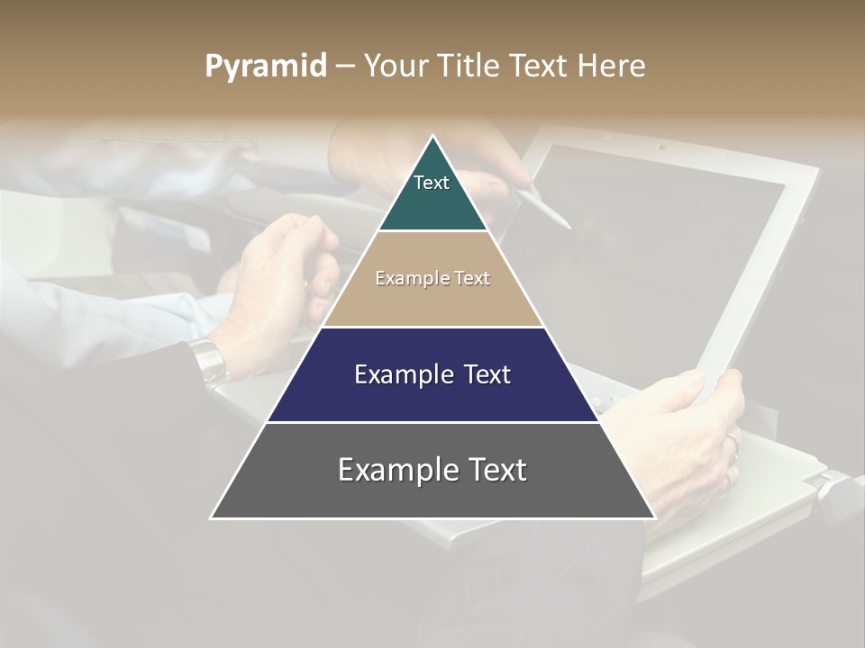 Business People Using Laptop On An Aeroplane PowerPoint Template