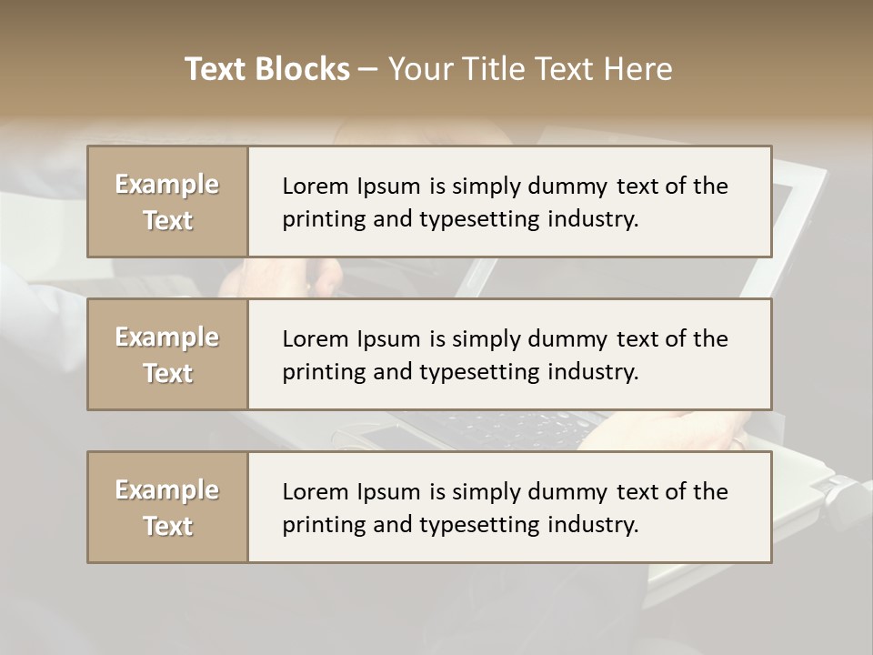 Business People Using Laptop On An Aeroplane PowerPoint Template