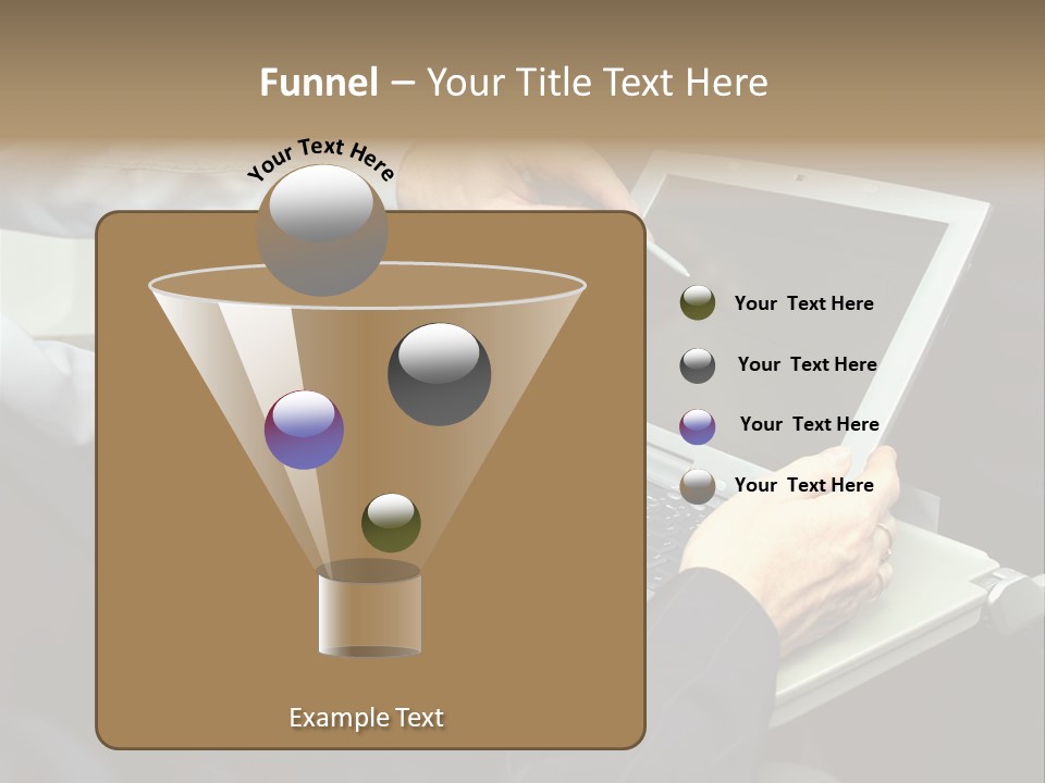 Business People Using Laptop On An Aeroplane PowerPoint Template
