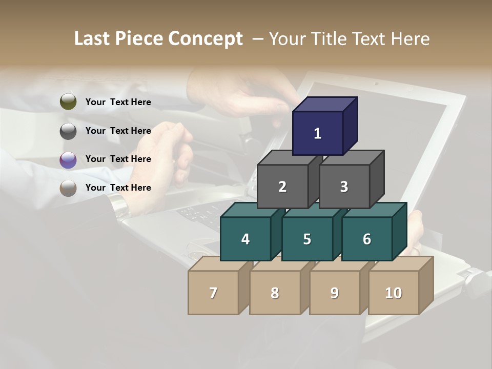 Business People Using Laptop On An Aeroplane PowerPoint Template