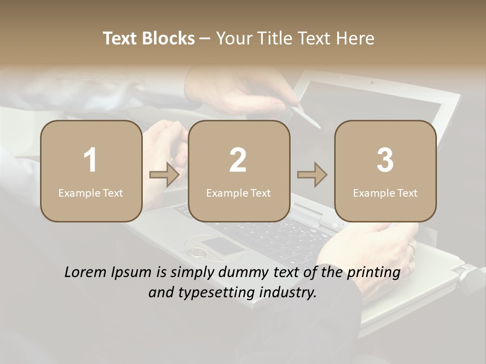 Business People Using Laptop On An Aeroplane PowerPoint Template
