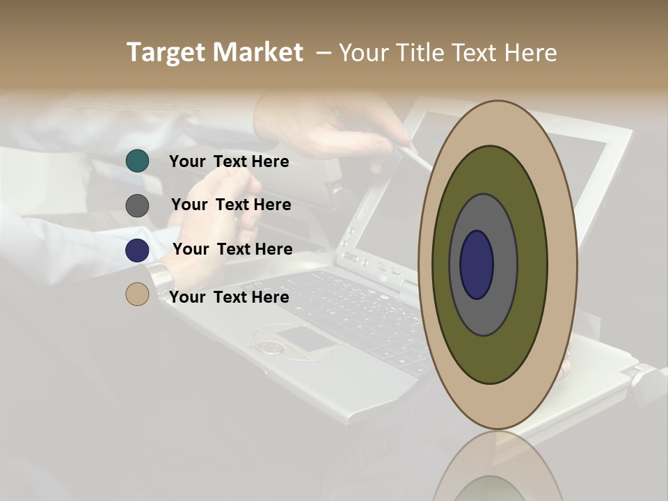 Business People Using Laptop On An Aeroplane PowerPoint Template