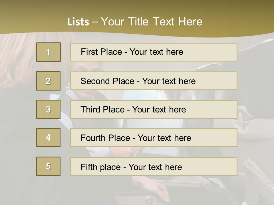 Business People Using Laptop On An Aeroplane PowerPoint Template