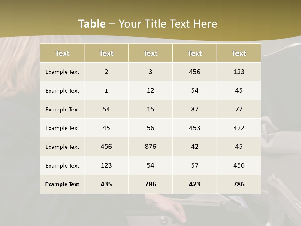 Business People Using Laptop On An Aeroplane PowerPoint Template