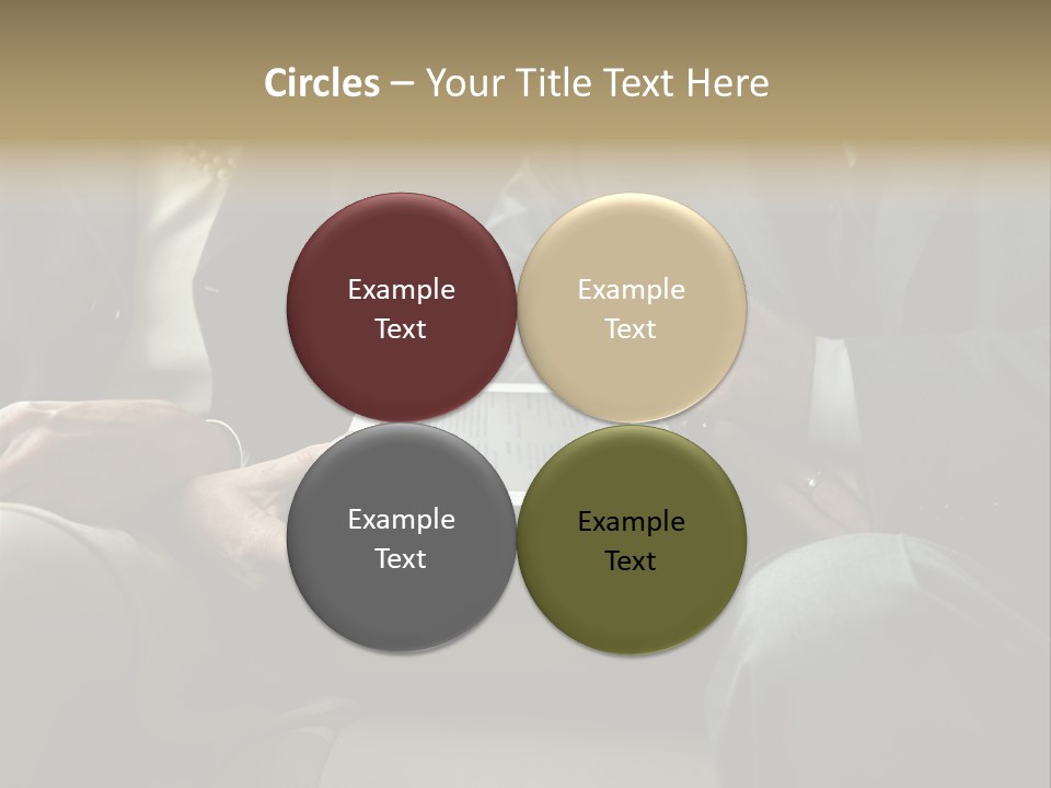 Business People Using Laptop PowerPoint Template