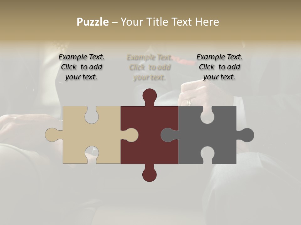 Business People Using Laptop PowerPoint Template