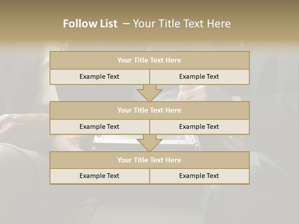 Business People Using Laptop PowerPoint Template