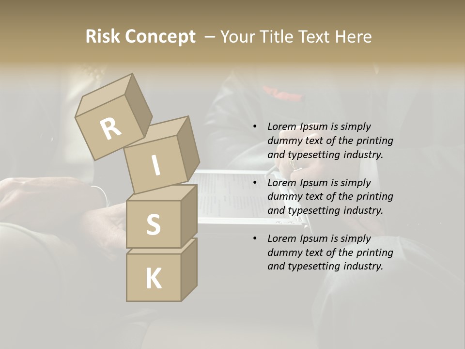 Business People Using Laptop PowerPoint Template