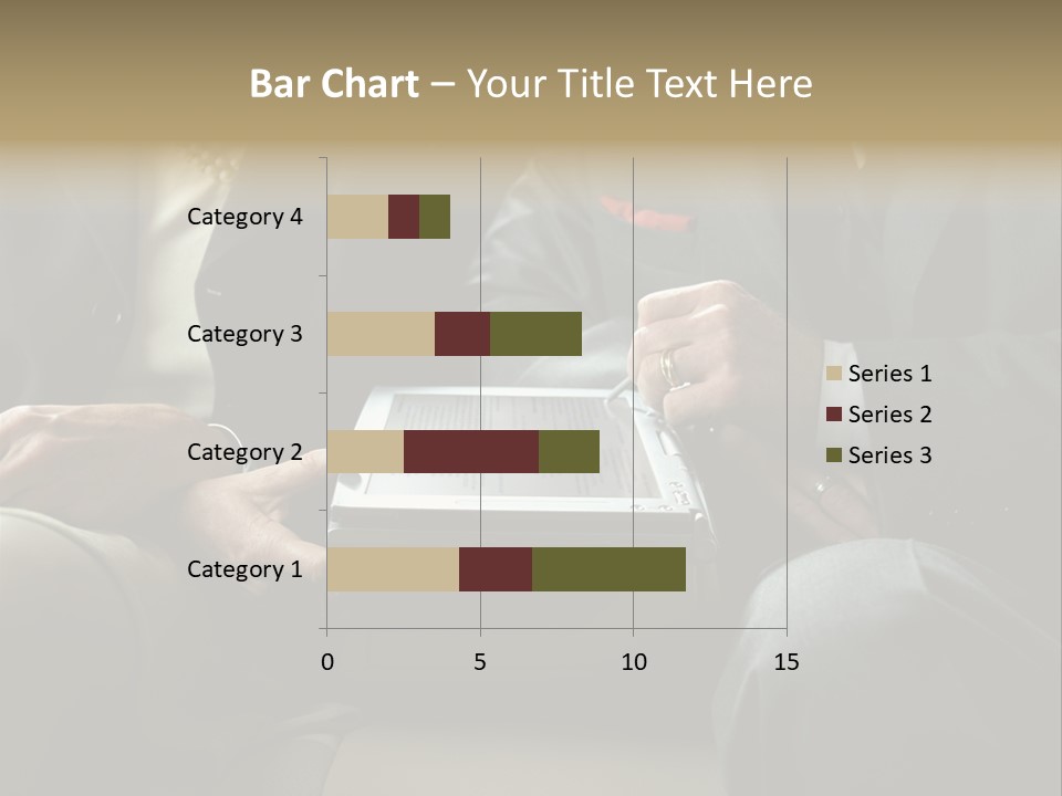 Business People Using Laptop PowerPoint Template