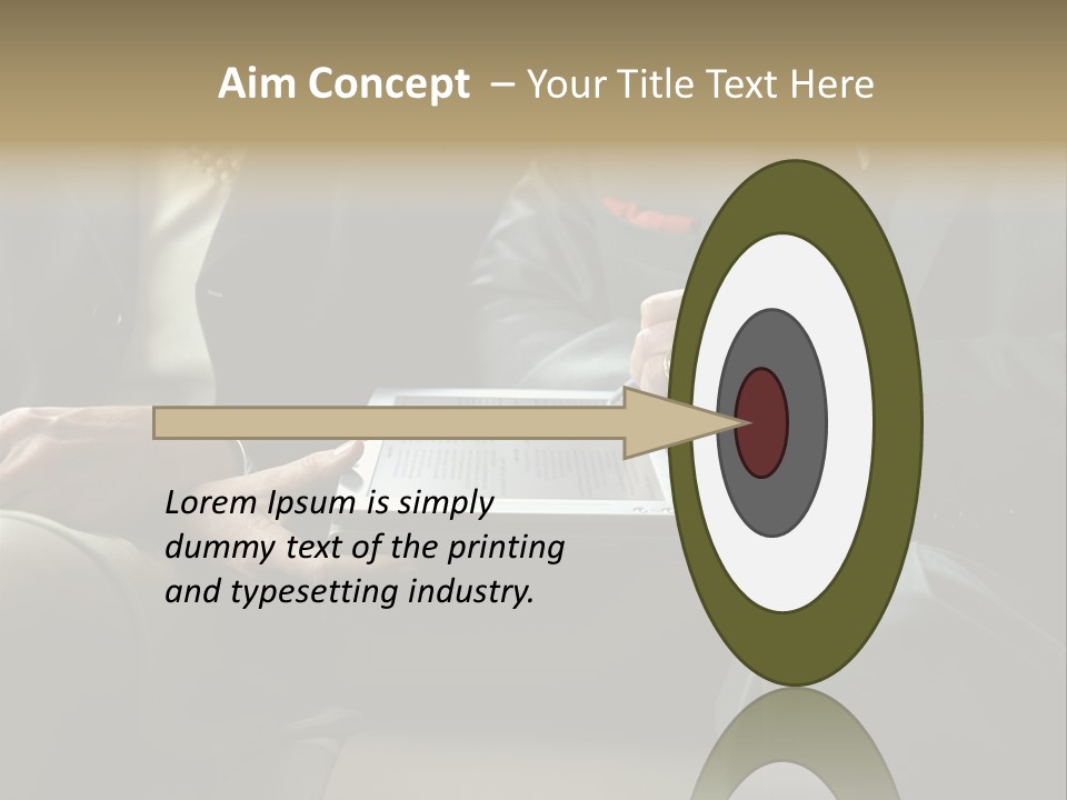 Business People Using Laptop PowerPoint Template