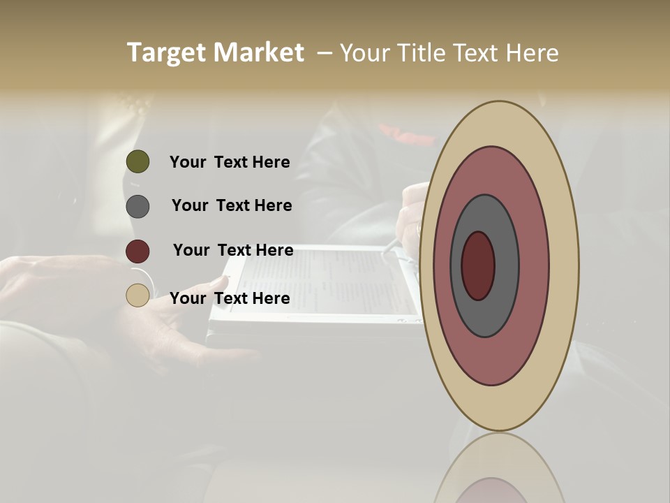 Business People Using Laptop PowerPoint Template