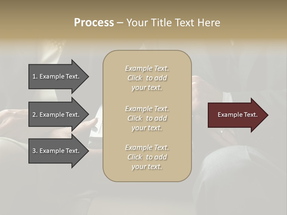 Business People Using Laptop PowerPoint Template