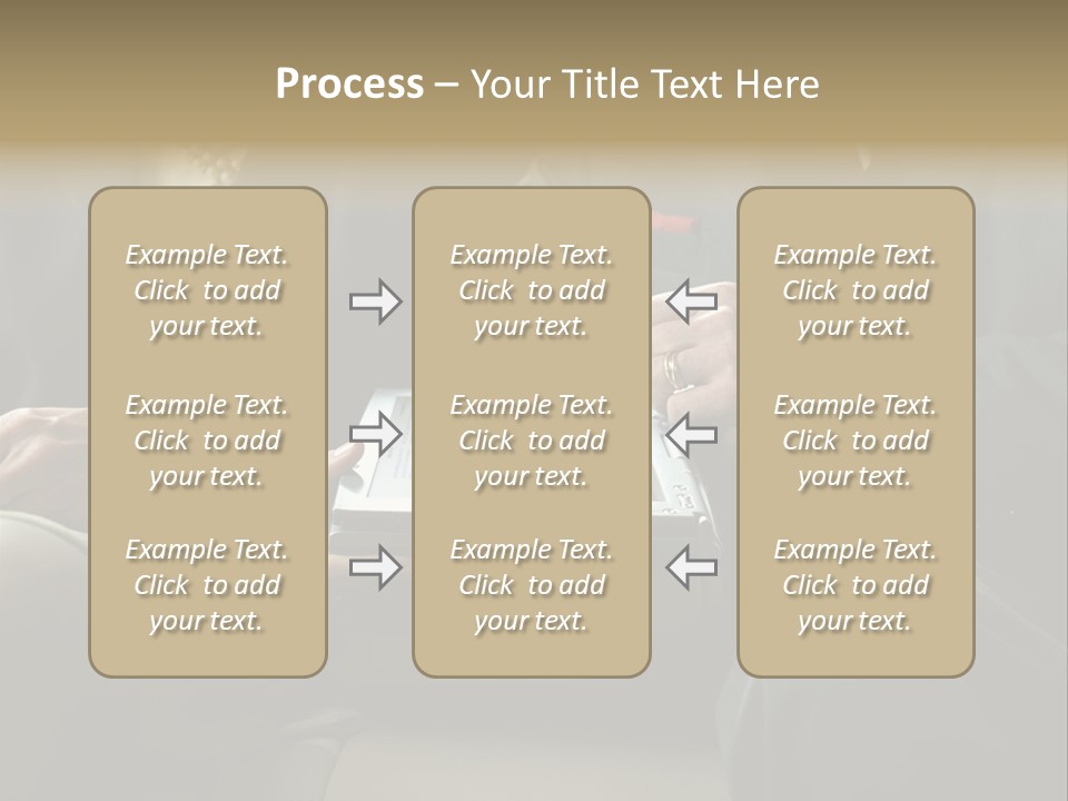 Business People Using Laptop PowerPoint Template