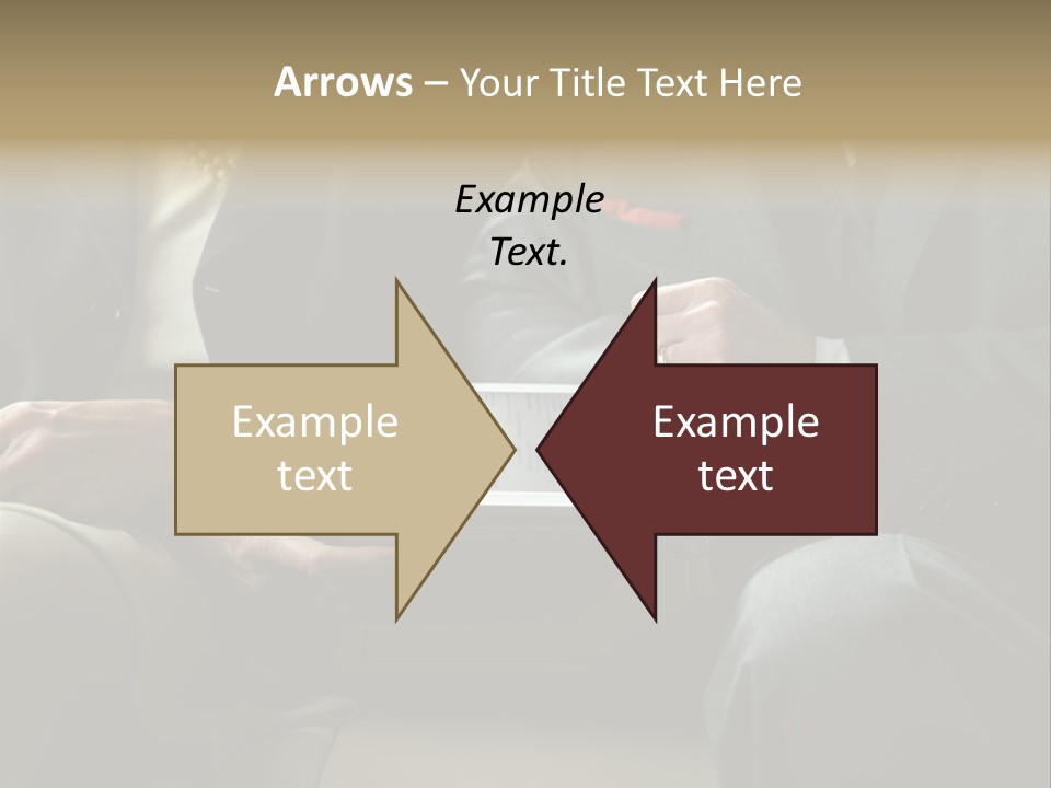 Business People Using Laptop PowerPoint Template