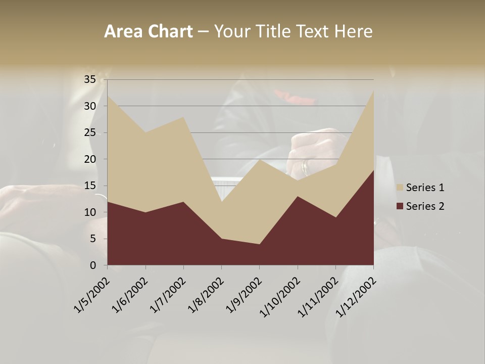 Business People Using Laptop PowerPoint Template