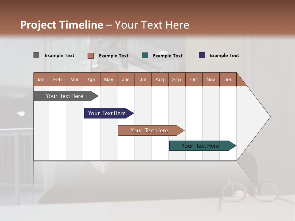 Pensive Businessman PowerPoint Template