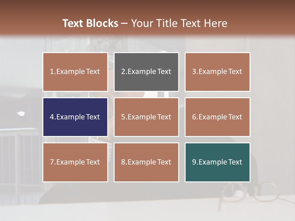 Pensive Businessman PowerPoint Template