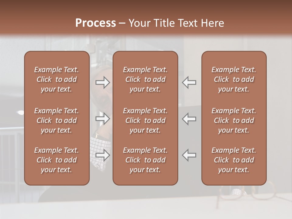Pensive Businessman PowerPoint Template