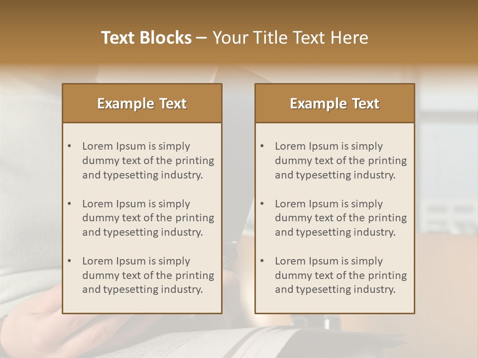 Woman Using Palmtop In Departure Lounge PowerPoint Template