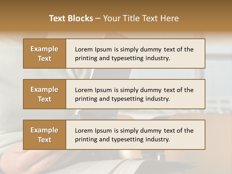 Woman Using Palmtop In Departure Lounge PowerPoint Template