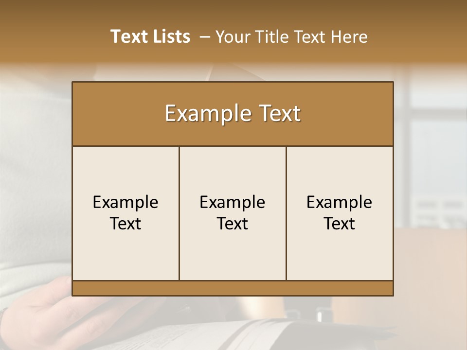 Woman Using Palmtop In Departure Lounge PowerPoint Template