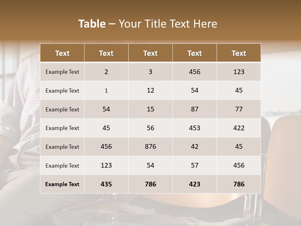 Man In Departure Lounge PowerPoint Template