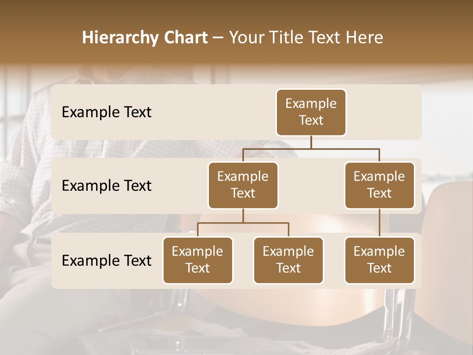 Man In Departure Lounge PowerPoint Template