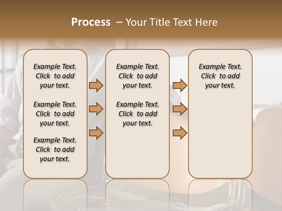 Man In Departure Lounge PowerPoint Template