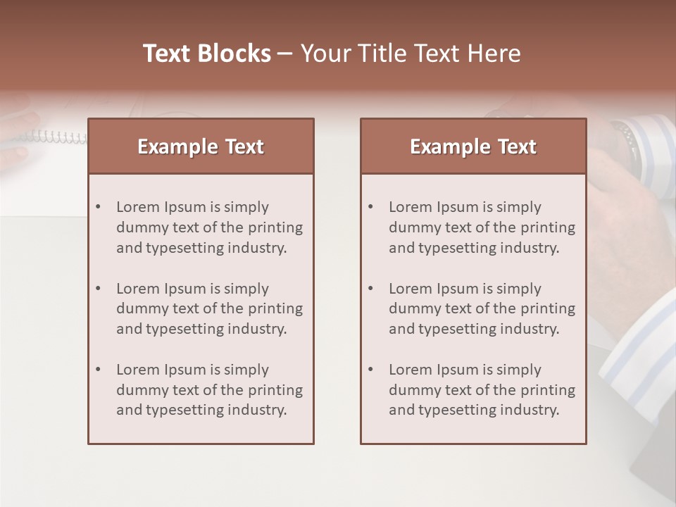 Embraced Embrace Sizes PowerPoint Template