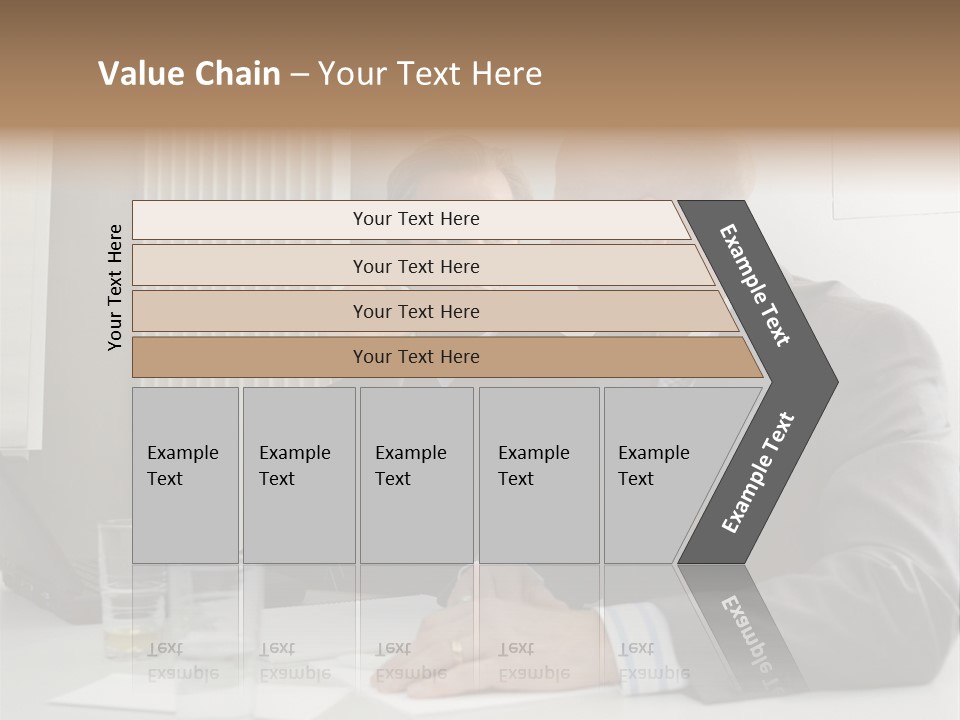Businessmen Solve Dispute PowerPoint Template