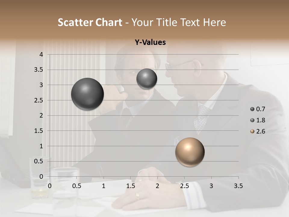 Businessmen Solve Dispute PowerPoint Template